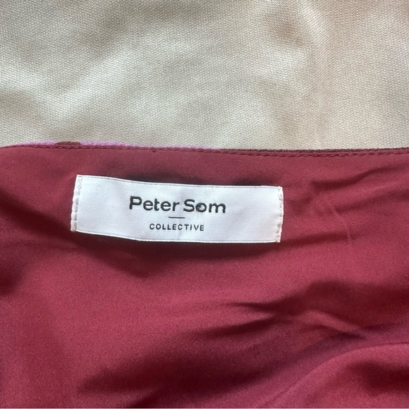 Peter Som Collective Floral Midi Square-neck Dress Womens size 8 maxi midi lined - Picture 6 of 10